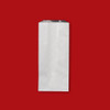 Pint Bag 4X3X10 IN Foil-Lined Paper White Silver 1000/Case