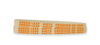 Leaf Lettuce Rubber Band 5.5X0.375 IN Rubber Latex White Orange 1/Bag