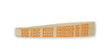 Bok Choy Rubber Band 5.5X0.375 IN Rubber Latex White Orange 1/Bag