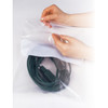 Bag 5X8 IN Low-Density Polyethylene (LDPE) 4MIL Clear With Single Track Top Seal Zipper Closure Write-On Block 1000/Case