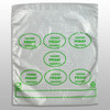 Bag 6.5X7+1.75 IN HDPE 0.5MIL Clear Green Friday With Lip & Flip Closure Portion Bag Saddlepack Flat 2000/Case