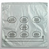 Bag 10X8.5+2 IN HDPE0.5MIL Clear Black Sunday With Lip & Flip Closure Portion Bag Saddlepack Flat 2000/Case