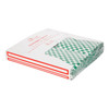 Bagcraft® Sheet 12X12 IN Dry Wax Paper Green Check Grease Resistant 5000/Case