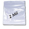 Bag 8X10 IN Plastic 2MIL With Reclosable Zip Seal Closure 1000/Case