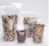 Pouch 5X8+3 IN 4 OZ LDPE Nylon 3MIL Clear FDA Compliant Bottom Gusset Stand Up 1000/Case