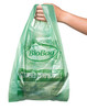 Take-Out Food Waste Bag 16.1X19.7 IN 12 LB Plant Fiber 0.8MIL Green T-Sack Side Gusset 500/Case