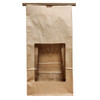 Tortilla Chip Bag 7.25X4X14 IN Paper Kraft With Tin Ties Closure With Window 250/Case