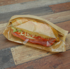 #ReadyFresh® Sandwich Bag Large (LG) 4.25X2.75X11.75 IN Paper OPP 80 GSM Kraft FDA Compliant Gusset With Window 500/Case