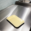 16S Tray 12.38X7.38X0.63 IN Polystyrene Foam Yellow Rectangle 250/Case