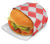 Bagcraft® Foil Sheets 10.5X13 IN Foil-Lined Paper Red Check Insulated 2000/Case