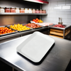 7H/7S Meat Tray 14.8X5.8X0.6 IN Polystyrene Foam White Rectangle 250/Case
