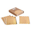 Sandwich Wrap 13X10.5 IN Foil Gold Check 2000/Case