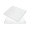 12S Meat Tray 9X11X0.5 IN 1 Compartment Polystyrene Foam White Rectangle 250/Case