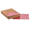 Sandwich Wrap 10.5X13 IN Foil Red Check Design Cushion 2000/Case