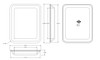8 Meat Tray 8.5X10.63X1.34 IN Polystyrene Foam White Rectangle Heavy 400/Case