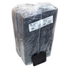 4S Supermarket Tray 9.125X7.125X0.65 IN 1 Compartment Polystyrene Foam Black Rectangle 500/Case