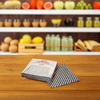 Basket Liner Sandwich Wrap Sheet 12X12 IN Dry Wax Paper Black White Check Grease Resistant 5000/Case