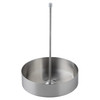 Slider Onion Ring Tower Stand 7X7X10 IN Stainless Steel Round With Base Brushed Dishwasher Safe 1/Each