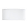 Simple Solutions™ Bowl 12.75X6.375X3 IN 3.25 QT Melamine White Third Size Dishwasher Safe 1/Each