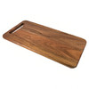 Flatbread Charcuterie Cheese Board 14X18 IN Wood Rectangle With Handle 12/Case