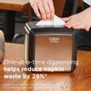 Dixie® Ultra Napkin Dispenser 13.625X9.25 IN Black Interfold Countertop 1/Each