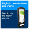Tork Xpressnap® Napkin Dispenser 9.25X9.25X24.5 IN Black Plastic Stand 1/Each