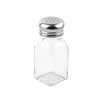Salt & Pepper Shaker 1.5X4 IN 2 OZ Glass Square Mushroom Top 1/Each