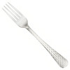 Caspian Dinner Fork 18/0 Stainless Steel Medium Weight Satin Hammered Look Dishwasher Safe 12/Dozen