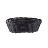 Basket 10X6.5X3 IN PP Black Oval 1/Each