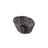 Basket 10X6.5X3 IN PP Black Oval 1/Each