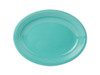 Concentrix Catering Platter 11.50X8.75 IN China Island Blue Oval Coupe Dual Ovenable Dishwasher Safe 12 Count/Case
