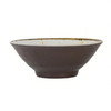 Creations Bowl 8.38 IN 41 OZ Melamine Craft White Two-Toned Brown 6/Case