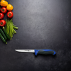 360 Series Utility Knife 5 IN Carbon Steel Blue Scalloped 1/Each