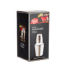 Bar Shaker 3.125X3.125X5.875 IN 8 FLOZ Stainless Steel (200 Series) Silver 3-Piece Set Dishwasher Safe 6 Count/Case