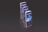 Excelsior® Literature Display Rack 5.5 IN Acrylic Clear Straight 3-Tier 1.75 IN Pockets 1/Each