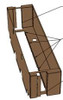 Side Rail 3.77 IN For Crunchy Topping Holder 1/Each