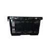 Shopping Basket Black No Logo Handheld 6 Gallon 12/Case