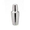 Bar Shaker 3.125X3.125X7.5 IN 16 FLOZ Stainless Steel (200 Series) 3-Piece Set Mirror Finish Dishwasher Safe 1/Each