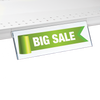 Shelf Sign Holder 11X3.5 IN Plastic Clear 3 Fold Price Channel 500/Case