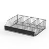 Ice Cream Basket Set With Front Sign Channel Dividers 1/Each