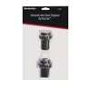 Wine Bottle Stopper Black Universal 2/Set