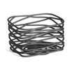 Sugar Packet Holder 3.25X2.25X2 IN Powder Coated Steel Black Artisan Rectangle Caddy Dishwasher Safe 1/Each