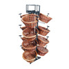 Merchandiser Display Rack With 12 Baskets 1/Case