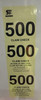Coat Check Ticket Paper Yellow 500/Box