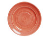 Concentrix Plate 10.5 IN China Cinnebar Round Wide Rim Fully Vitrified 12/Case