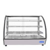 Display Case 22.75X35.88X26.5 IN Stainless Steel Heated Countertop Curved 1/Each