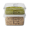 Container 8.75X8.80X4.75 IN 4 QT PC Clear Square Graduated Food Safe 1/Each