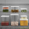 Container 8.75X8.80X4.75 IN 4 QT PC Clear Square Graduated Food Safe 1/Each