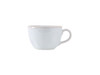 TuxTrendz Artisan Coffee Cup 10.5 OZ China White Round Fully Vitrified 24/Case