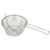 Fry Basket 10.5X6 IN Metal Wire Nickel Plated Round 1/Each